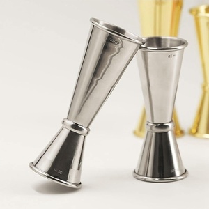 Paslanmaz çelik çift taraflı atış Jigger 15ml 30ml 45ml 60ml bakır altın tunç siyah kaplama Jigger ile kişiselleştirilmiş Logo - Product Image 4