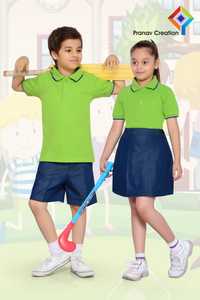 綿100% 高品質スタイリッシュな最新の女の子と男の子のラウンドネックTシャツとカスタマイズされたロゴのパンツセット