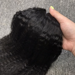 双拉束生扭结直人发延伸纬线型，用于制作黑人女性假发