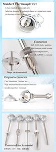 Transmisor DC 24V RTD PT100 Sensores de temperatura de 0-200 grados para mediciones en varios entornos - Product Image 4