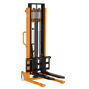 High Quality Manual Forklift C-beam 2 Tons Rise 2000mm <strong>Loading</strong> and <strong>Unloading</strong> Truck Stacker <strong>Pallet</strong> Trucks - Product Image 2