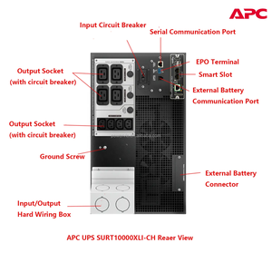 APC 10KVA Online SURT10000XLI akıllı UPS 10000 APC 10KW 3 fazlı UPS UPS 3 telli akıllı UPS RS232 sinyal kablosu APC-UPS-10KVA RT yeni - Product Image 3