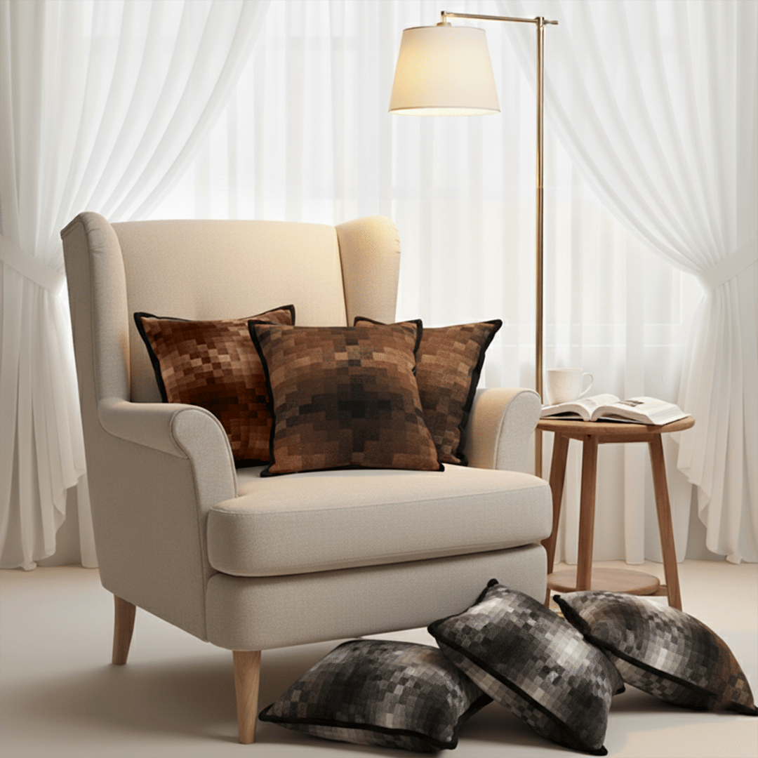 caramel/brown and black Color