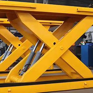 Tamanhos personalizados O tipo fixo elevador da carga estacionário bonde Scissor a plataforma 0.5ton 1ton 2ton 3ton do elevador com controlo a distância