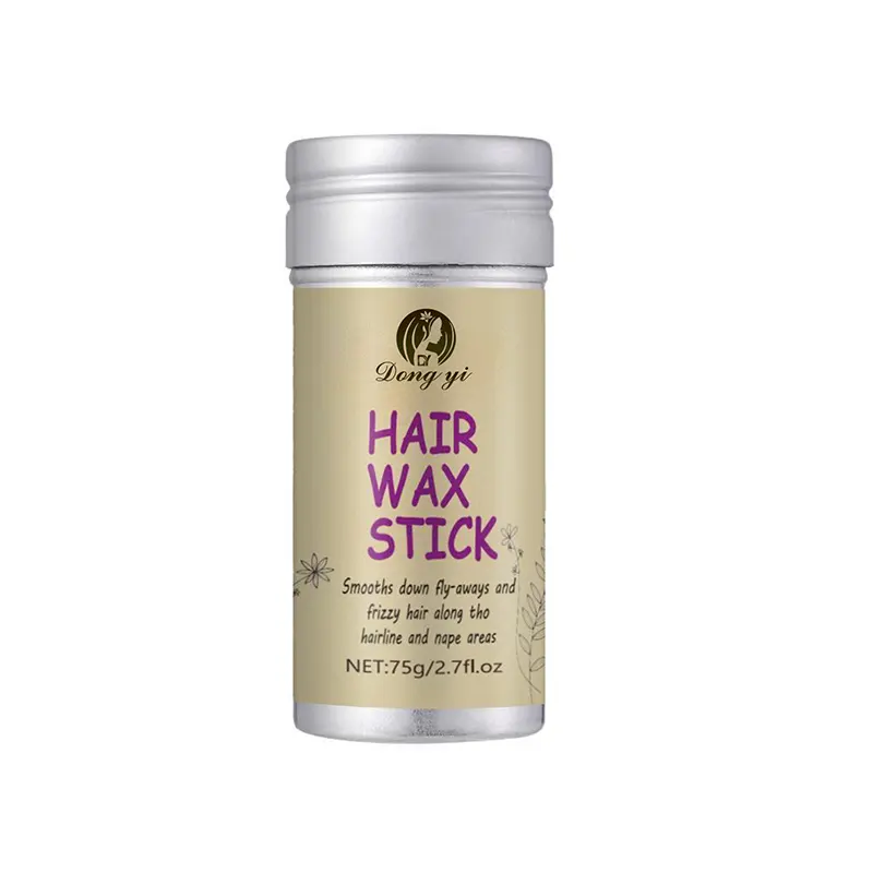 Barra de cera de cabello roto personalizada para cabello DY para pelucas Control de bordes Pomada de estilo sólido para textura de explosión Suavizante Frizz
