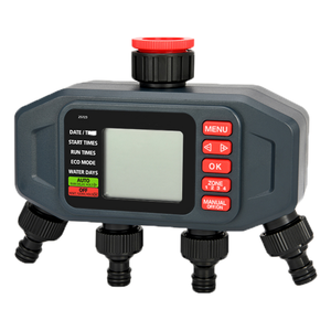 4-Zone Digital Water Timer with ECO <strong>Function</strong> Rain Delay Manual Auto <strong>Irrigation</strong> Programmable 4-Outlet Water Timer - Product Image 1