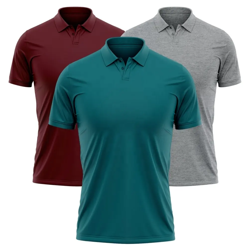 Amazon Hot Sale Promotionele Polo T-Shirts Voor Mannen Op Maat Logo Ontwerp Bedrukt Polo T-Shirt Unisex Korte Mouw Casual T-Shirt