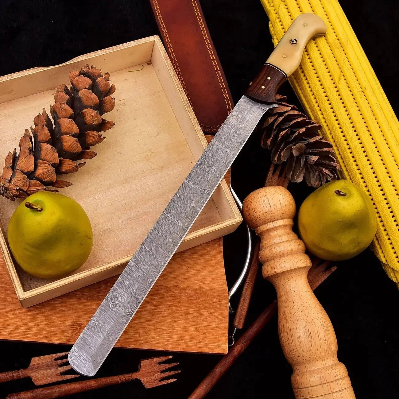 Os de chameau et bois