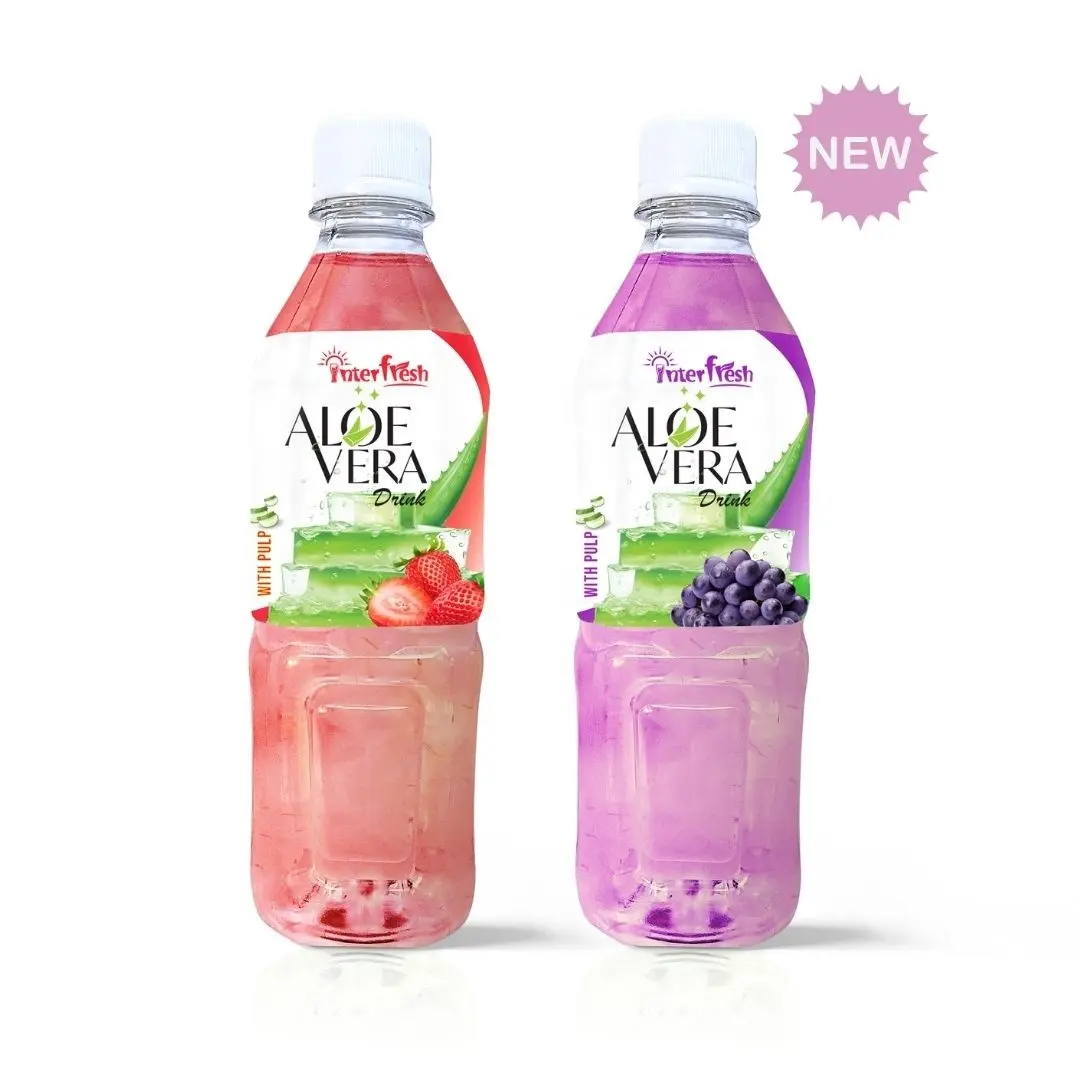 Aloe Vera Juice 12 x 500ml Fruit Flavor - Interfresh Food and Beverage manufacturer