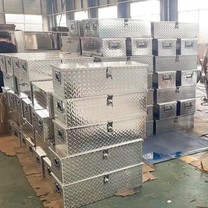 卡车工具箱拖车钥匙锁铝工具箱铝工业工具储物箱箱 - Product Image 3