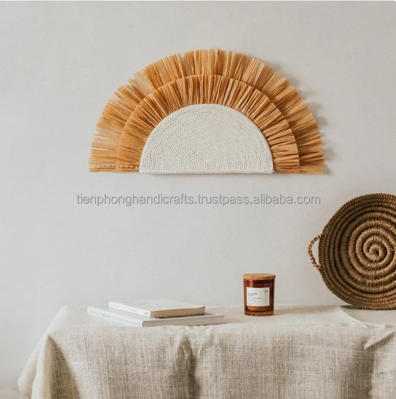 Venda quente 2022 crescente de parede de boho, decoração do scanner boho | 100% decoração durável ecológica natural para casa