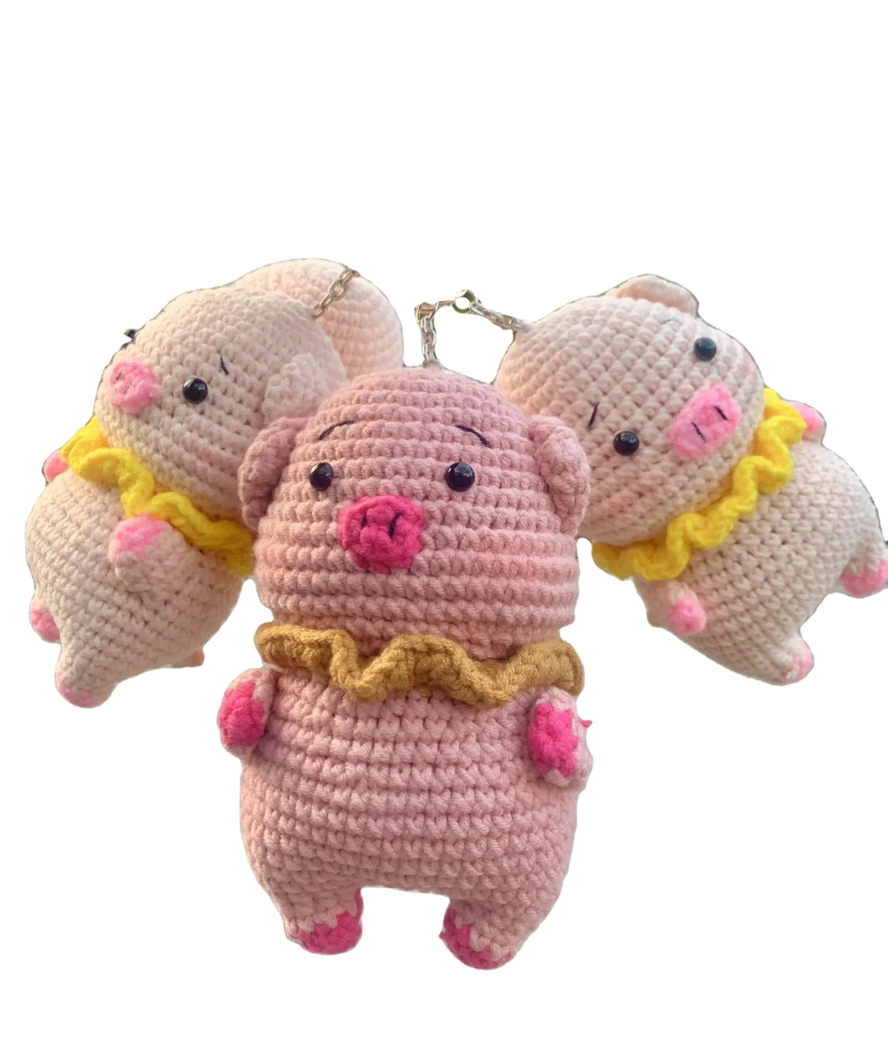 Juguetes de animales de peluche Juguete de ganchillo hecho a mano creativo Muñecas de ganchillo de algodón Hecho a mano Pequeños animales Amigurumi