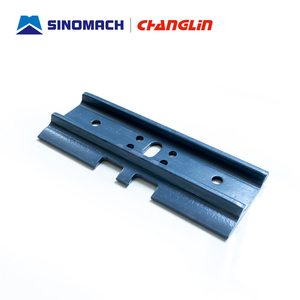 Collegamento del binario dell'escavatore, Assy del collegamento in acciaio del cingolo e Assy del pattino del binario compongono le parti del sottocarro dell'escavatore. - Product Image 6