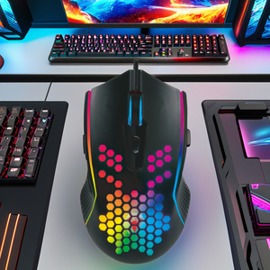 Mouse da Gaming cablato RGB per Computer portatile ottico USB interfaccia traccia per ufficio e Computer portatili Desktop - Product Image 5