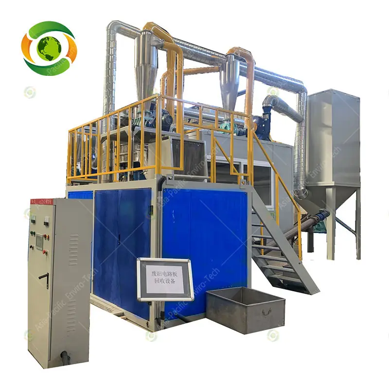 Apparecchiature per il riciclaggio dei rifiuti elettronici apparecchiature per il riciclaggio dei circuiti stampati impianto di recupero dell'impianto di recupero