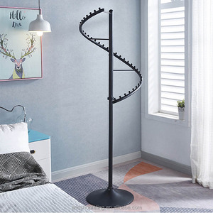 Steel Black High Stand Display Spiral Clothing Rack for <strong>Store</strong>