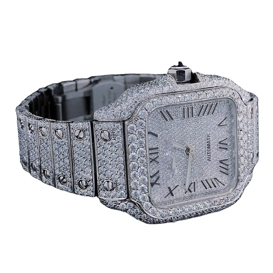 100% Natural and Lab Grown Waterproof Moisannite Real Diamond Watches for All Genders at Reasonable Market Price