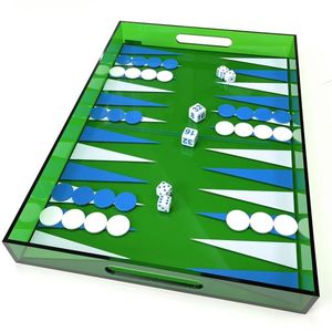 Lớn Chất lượng cao tùy chỉnh acrylic lớn <span class=keywords><strong>backgammon</strong></span> trò chơi thiết lập bảng lucite bảng cho quảng cáo bên trò chơi thiết lập - Product Image 2