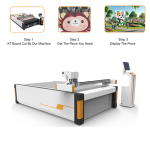 Dake DK 1625 máy cắt CNC tốc độ cao cho nhựa sóng nhãn dán hộp carton xử lý động cơ servo cắt tự động - Product Image 3