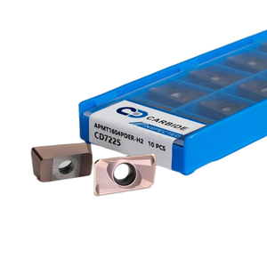 Tốt nhất chất lượng cao apmt vuông vai phay chèn APMT1604PDER-H2 CNC Carbide phay chèn cho thép/thép không gỉ - Product Image 1