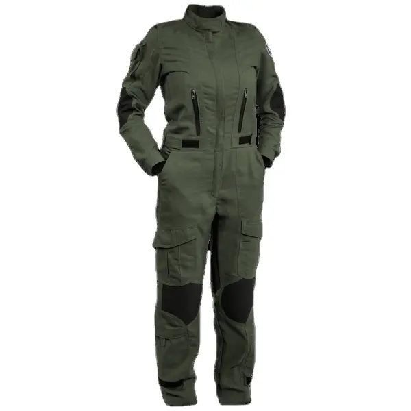 Toptan anti-statik pamuk alev geciktirici uçuş güvenliği uçuş takım elbise tulum