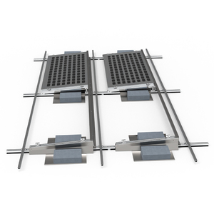Sistemas de montaje de techo con balasto solar de fácil instalación Sistema de montaje solar Soporte de panel solar de techo plano - Product Image 1