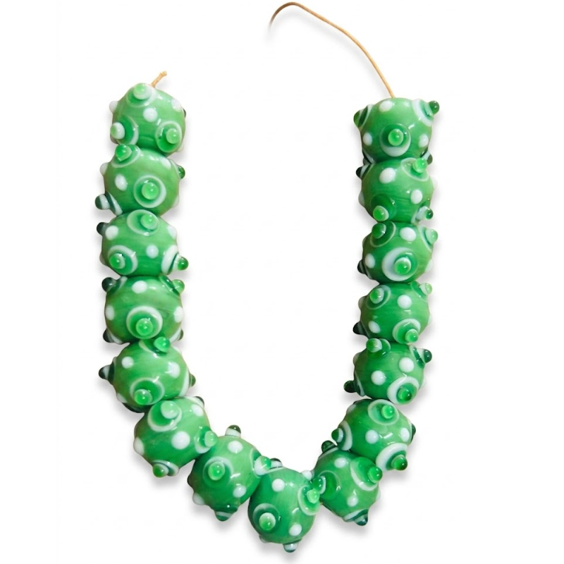 Emerald Green & White