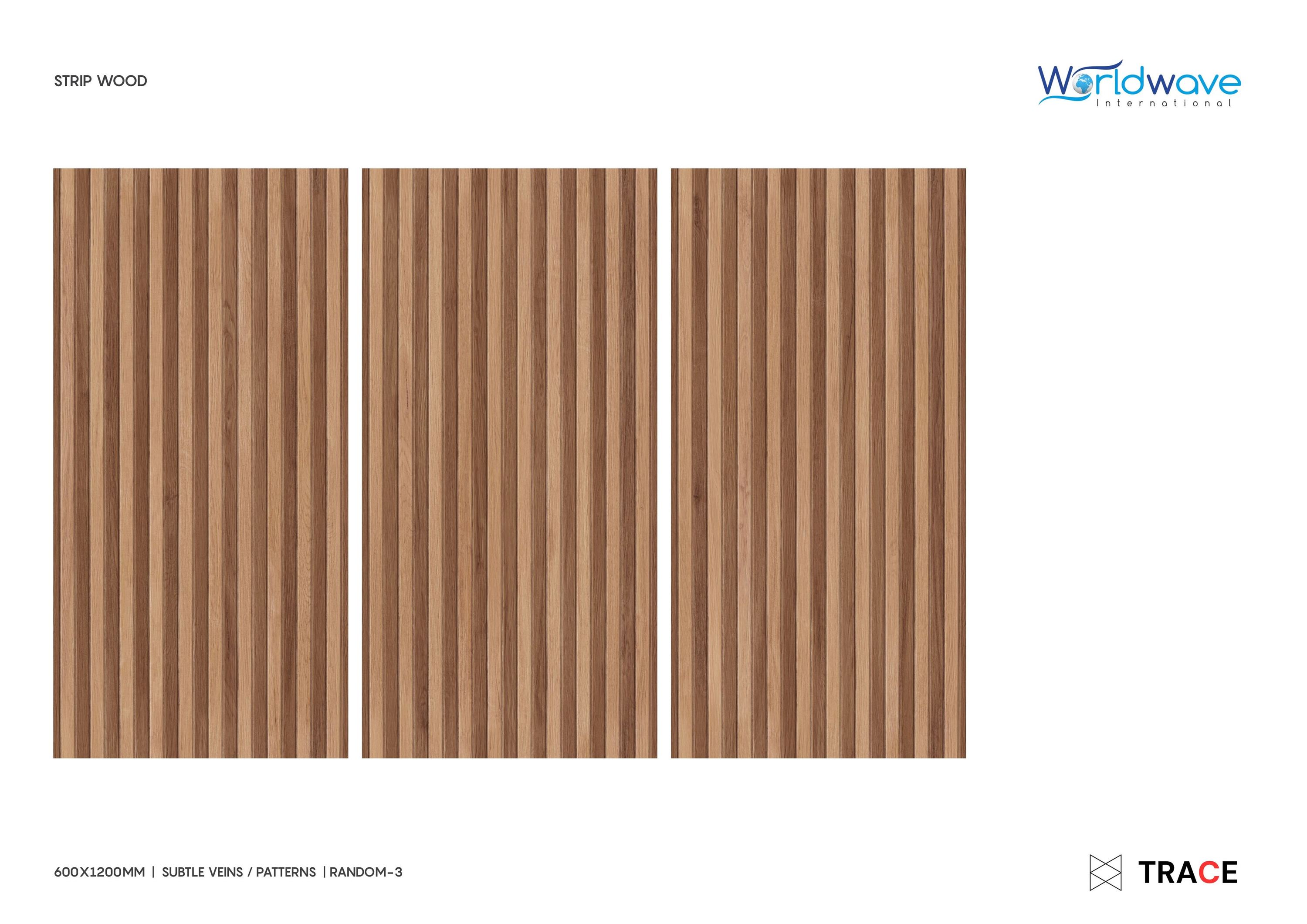 Strip Wood Walnut Brown