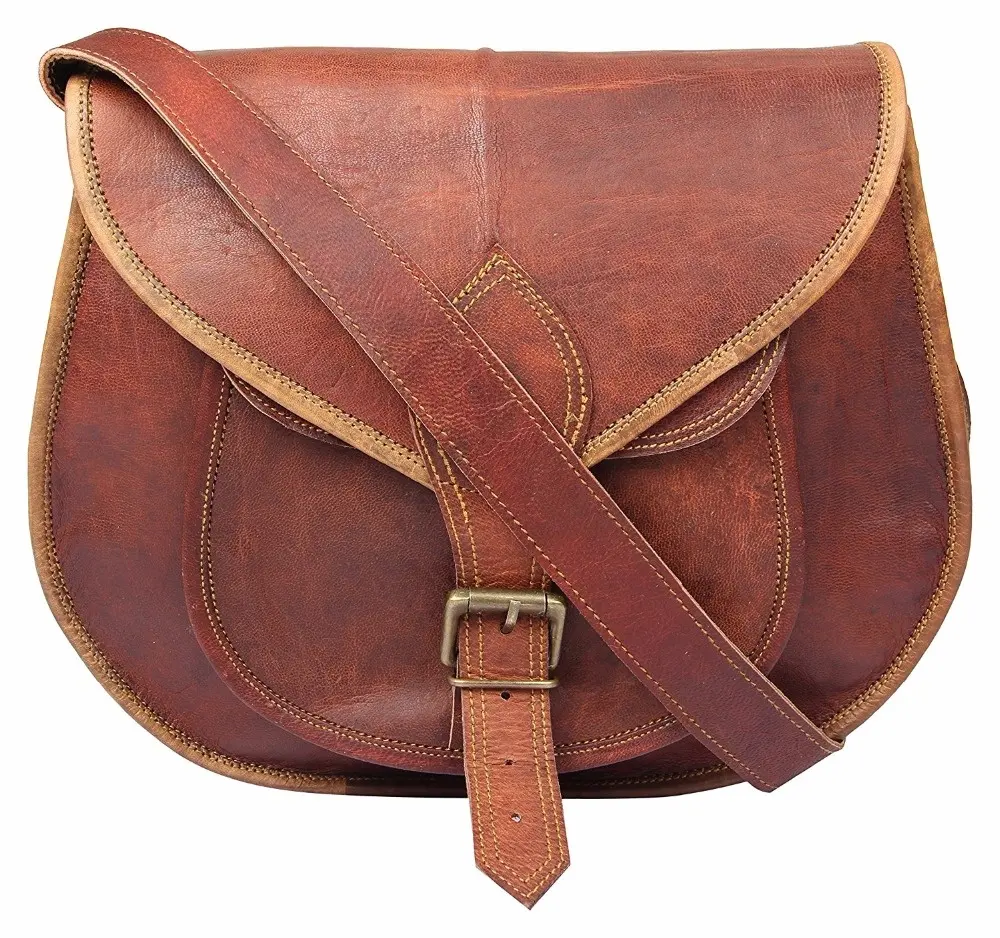 Real Leather Side Sling Bag Casual Schoudertas Voor Vrouwen