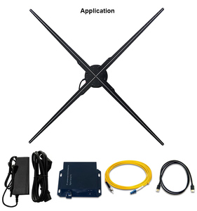 Para HDFocus 3D Holograma Pantalla de ventilador LED Sincronización HDMI para empalme interactivo de computadora para uso en interiores Proveedor OEM - Product Image 5
