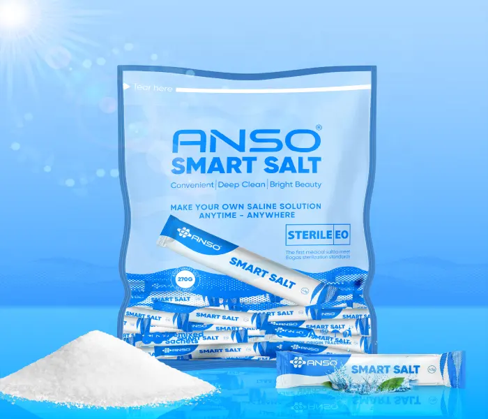 シンガポールから100% 天然鼻塩リンス生理食塩水パケットキャビティクリーナー鼻塩-新製品卸売