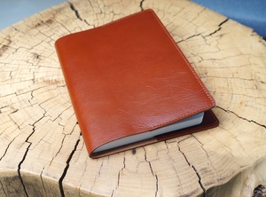 Custom Cover A5 <strong>Notebook</strong> Portfolio Custom Refillable Leather Journal Cover 6x9 Colleague LP5-0038B - Product Image 5