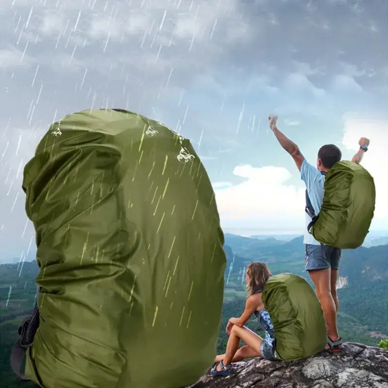 Cubierta impermeable para Mochila De 60L, cubierta de lluvia a prueba de polvo para mochila, cubierta impermeable para acampar al aire libre, senderismo, escalada