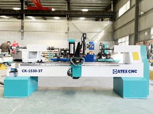 Hoch leistungs 1530-3T Drei-Prozess-CNC-Holz drehmaschine CNC-Automatik-Holz drehmaschine - Product Image 5