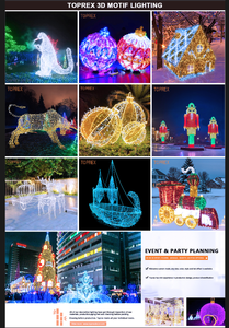 4-meter-yüksek PVC sürekli parlak su geçirmez açık peyzaj LED hediye kutusu tatil Holiday için güzel Motif noel ışık - Product Image 3