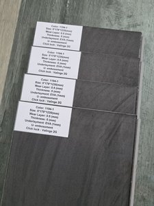 Thân thiện với môi sang trọng Sàn Vinyl tấm PVC không thấm nước 4mm 5mm 6mm SPC sàn lồng vào nhau bấm vào Sàn Vinyl - Product Image 4