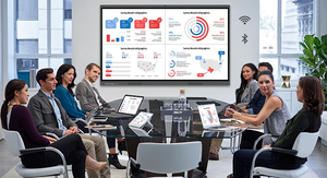 4K Android/window OPS 98 pollici interattivo Smart Board Multi Touch ghiaione interattivo lavagna Computer per l'istruzione - Product Image 5