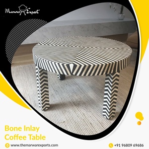 Ấn Độ Nhà cung cấp handmade xương Inlay Bàn cà phê phòng khách thanh lịch tủ với phức tạp Inlay làm việc xương Inlay giao diện điều khiển - Product Image 3