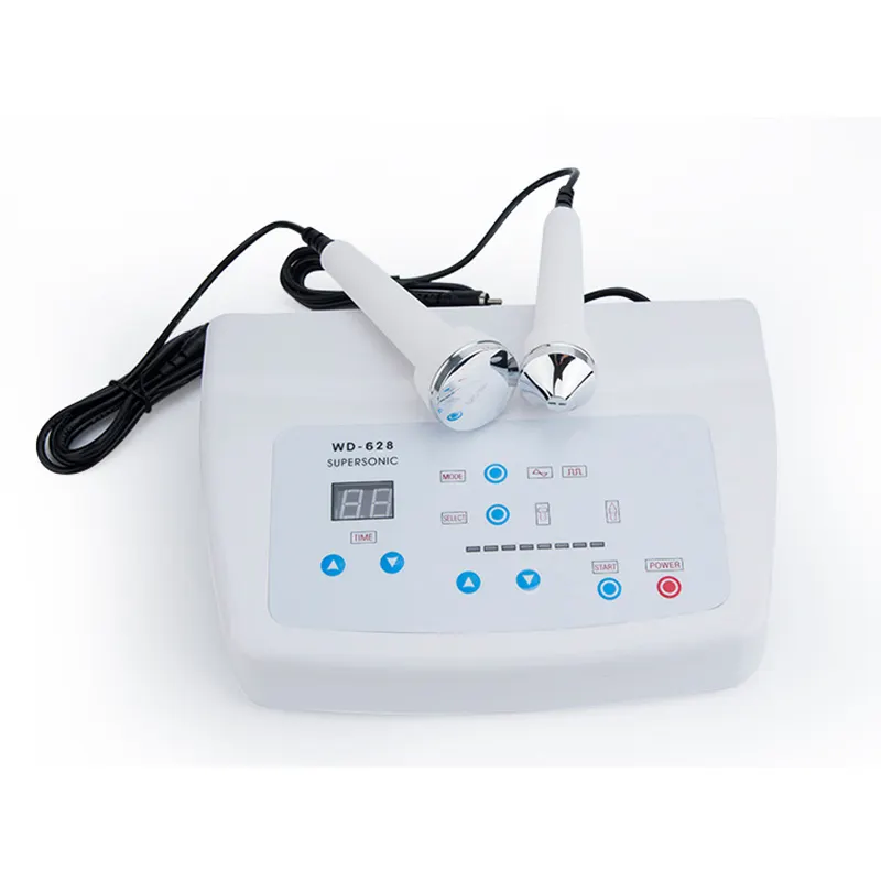 Masseur Facial à ultrasons 1Mhz sondes à ultrasons beauté machine de levage de la peau rajeunissement de la peau dispositif de Massage serré