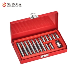 Tayvan yüksek kaliteli güç aracı S2 Hex Torx Spline çıkarıcı ucu seti Metal kasa - Product Image 3