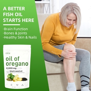 Siyah tohumu yağı ile organik Oregano yağı Softgels Carvacrol Thymol destek Oregano yağı ve siyah tohum yağı yumuşak jel kapsüller - Product Image 3