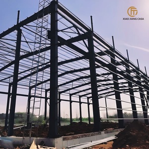 Construya estructuras de marco de metal prefabricadas de huracán diseñadas para talleres de estructuras de acero ligeras y pesadas de gran envergadura y gran altura - Product Image 5
