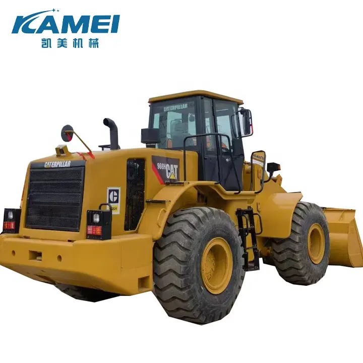 Ikinci el makine ekipman caterpillar 966H ön yükleyici sıcak satış için kullanılan kedi şarj 966h