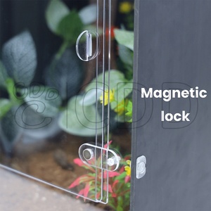 High Quality <strong>PVC</strong> Gecko Habitat Box Stackable Reptile Enclosure with Acrylic Viewing Door and Double Magnetic Clasps for Pets - Product Image 3