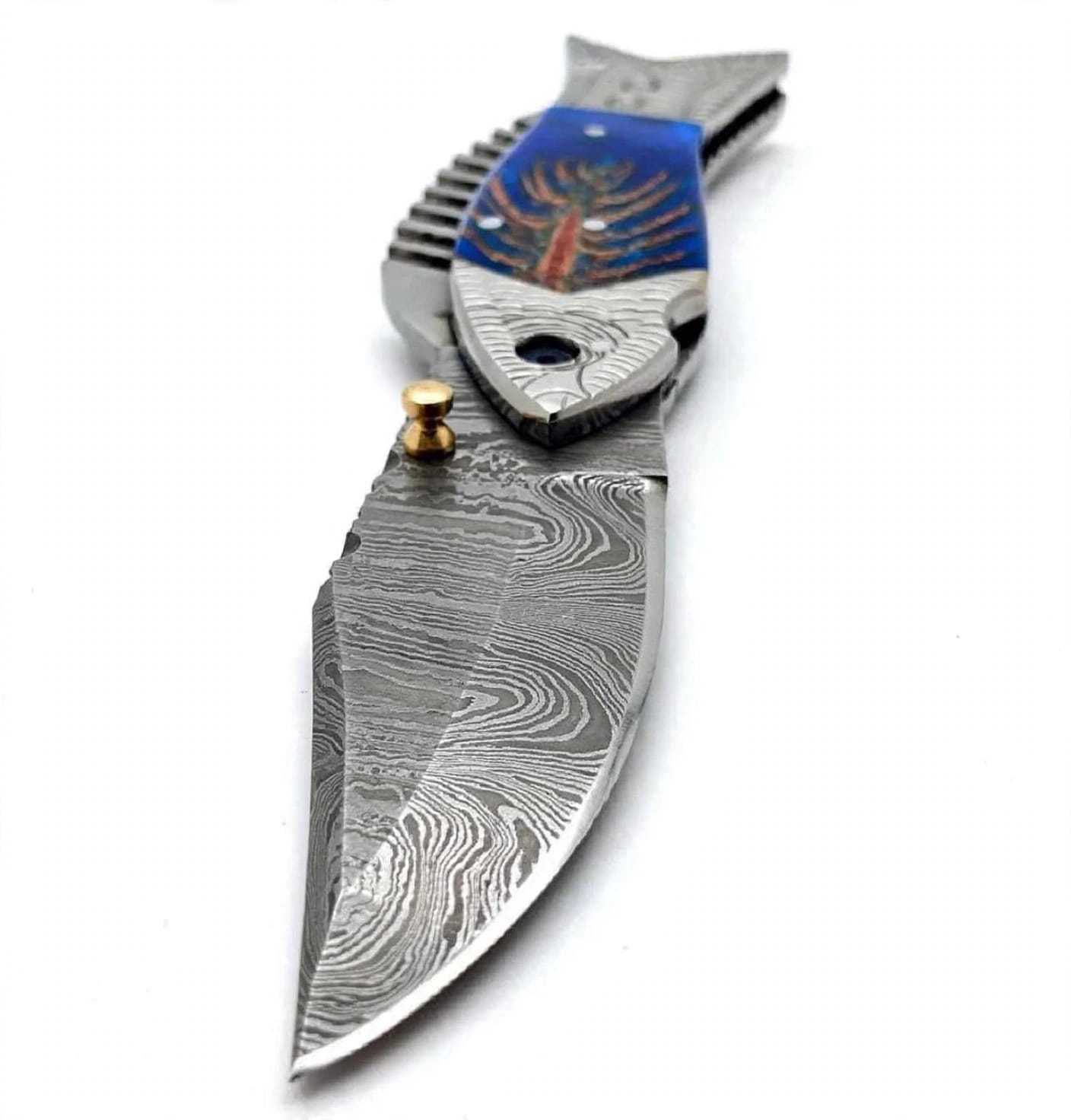brass Gold, Metallic Silver, & Deep Blue