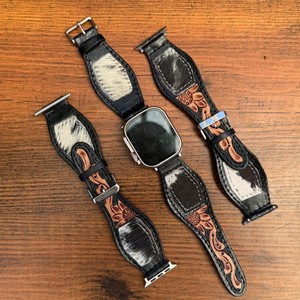 Yeni 2025 yüksek kalite kadınlar el Tooled apple için deri saat kayışları kadın Watchband izle serisi inek derisi deri bilek bantları - Product Image 2