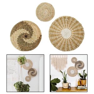 Best Selling Products 2022 in USA <strong>Amazon</strong> Natural Set <strong>of</strong> 3 Weaving Plate Decor <strong>Home</strong>, Decor Wall