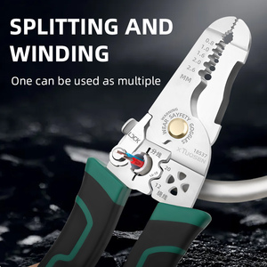 Yüksek kaliteli muti-fonksiyonel el aletleri kablo pense Crimper kesici tel striptizci sıkma pense tel striptizci pense - Product Image 5