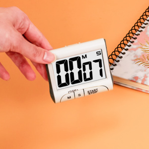 Stock Plastic Kitchen Cooking Timer mit Magnet-/Eier alarm Digital Count Up und Down Feature Gemeinsames Aussehen - Product Image 2