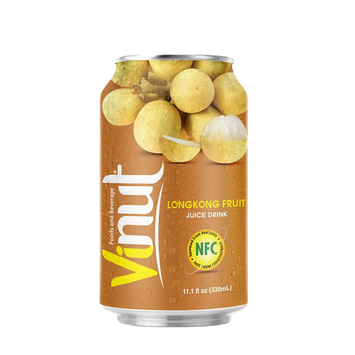 VINUT 330ml Long Kong Fruit Juice Company White Label Factory Good Taste Good Health